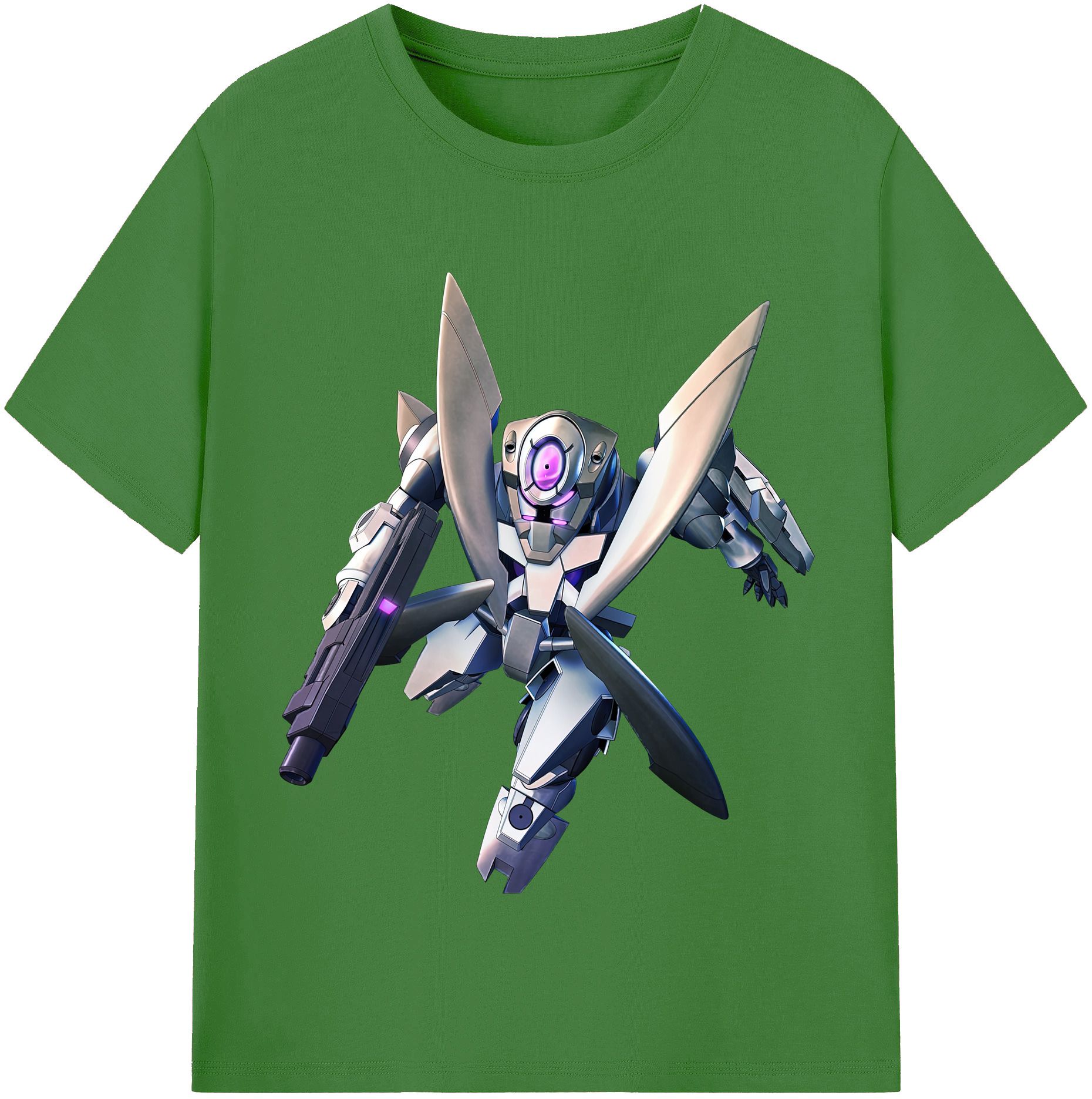 （画像用） 機動戦士ガンダム Mobile Suit Gundam レディースカジュアルプリントTシャツ（綿100％）